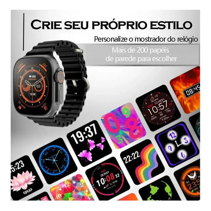 BW35 Ultra 2 Smartwatch Homens Mulheres Fitness Relógios Inteligentes IP67 Relógio Eletrônico À Prova D 'Água Monitor de Saúde Chamada Bluetooth