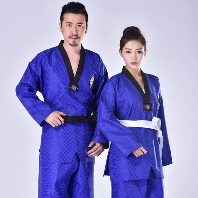 Uniforme solto de quimono masculino e feminino, roupas de artes marciais, taekwondo, kung fu, wushu, judô, taoísta, jiu jitsu