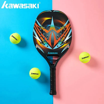 Kawasaki Power Beach Tennis Racket, Fibra de carbono e Glassfiber, 20, 30