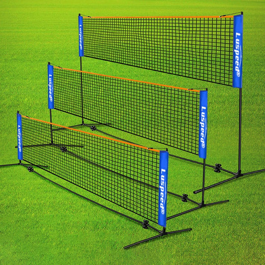 Portátil Folding Padrão Profissional Badminton Net, Indoor e Outdoor Sports, Voleibol, Treino de Ténis, Square Mesh