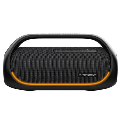 Tronsmart bang caixa de som bluetooth 60w exterior com bluetooth 5.3, baixo pesado, controle de aplicativos, alça portátil, para festa, acampamento