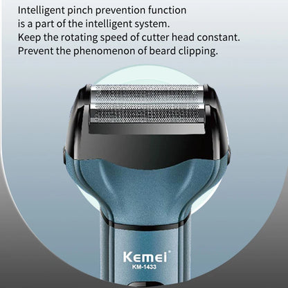 Kemei Hair Clipper Electric Shaver 3 In 1 Nose Hair Trimmer Men Rechargeable Cordless Foil Beard Razor Grooming Shaving Machine