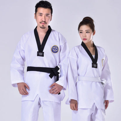 Uniforme solto de quimono masculino e feminino, roupas de artes marciais, taekwondo, kung fu, wushu, judô, taoísta, jiu jitsu