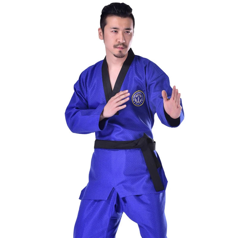 Uniforme solto de quimono masculino e feminino, roupas de artes marciais, taekwondo, kung fu, wushu, judô, taoísta, jiu jitsu